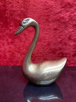 ✨Storage Find✨ Vintage Brass Swan Figurine Paperweight • $2.50