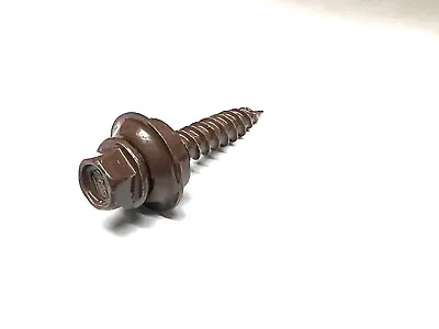 250 New SFS Intec 1  Woodgrip Screws COCOA BROWN Corrugated Roof Panel& Siding • $18