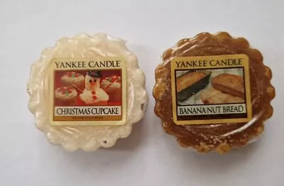 Yankee Candle Banana Nut Bread /Christmas Cupcake Duo • £8