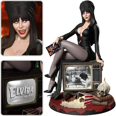 Mezco Toyz Static-6: Queen Of Halloween Elvira Mistress Of Dark 1/6 Scale Statue • $400