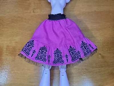 Monster High Doll Draculaura Picture Day Black & Pink Skirt • $8.99