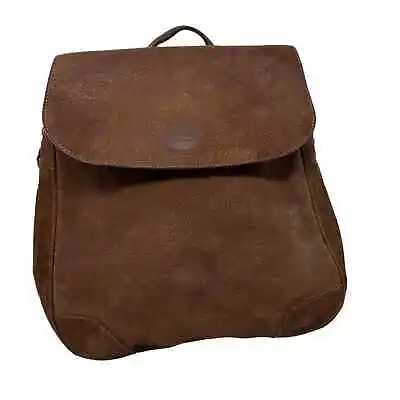 Longchamp Vintage Brown Leather Backpack • $175