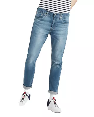 Genuine Levis 512 Slim Taper Fit Stretch Mens Dark Blue Jeans • £34.99