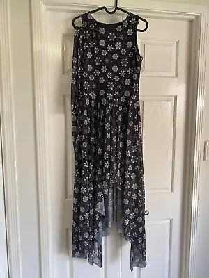 $50 • Buy BlackMilk Medium Skullflakes Sheer Dance Partner Dress
