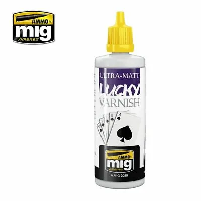 Ammo By Mig Ultra-Matt Lucky Varnish 60ml Bottle • £9.84