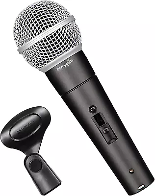 Professional Dynamic Vocal Microphone With On And Off Switch Cardioid Handheld • $17.43