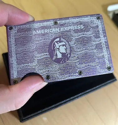 🇺🇸 Slim Metal Wallet With Money Clip - Aluminum Credit Card Holder AMEX • $25