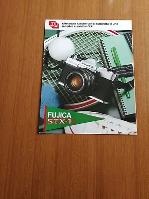 £10.26 • Buy Fuji Stx1n Fujica Camera Vintage Brochure 1982 Data Features Model