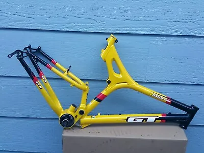 2001 GT IDrive Race Full Suspension Mountain Bike Frame 21  XL Made In USA • $299