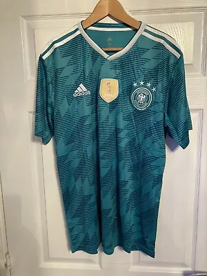 £20 • Buy Germany Football Shirt Xl Green Strip Rare Adidas Genuine Shirt  Men’s