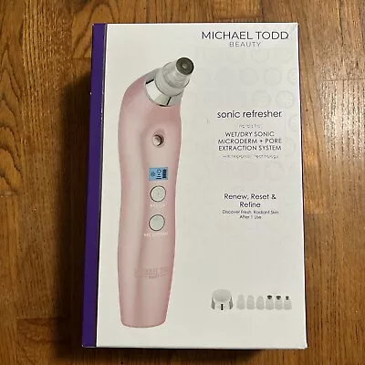 MICHAEL  TODD Sonic Refresher Wet/Dry Sonic Microderm Pore Extraction System NEW • $39.99