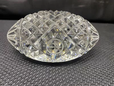 Waterford Crystal Football  PITTSBURGH STEELERS  Super Bowl XL Champ Paperweight • $143.99