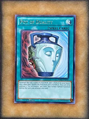 Yugioh Pot Of Duality HSRD-EN056 Rare 1st Ed NM • $1.94