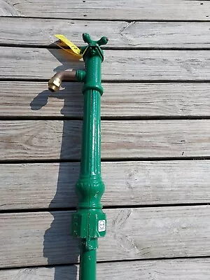 Vintage Cast Iron Total Eclipse (GardenYardFire) 7'3  Freeze-Proof Hydrant NEW • $1800