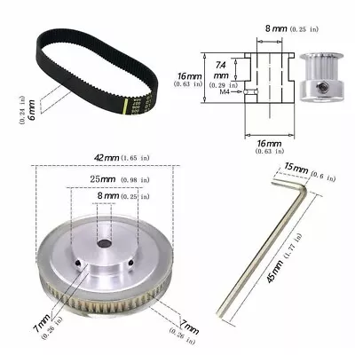 Timing Belt Belt Outdoor Factory Hot Nice Parts Replacements With Wrench • $9.29