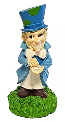Rare Vtg.  Alice In Wonderland Blue Hatter Resin King Chess Figurine • $6