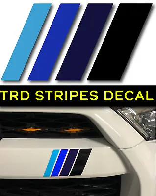 4Runner Decal Sticker FRONT GRILL TRD Pro Stripes Trail SR5 Toyota 4 Runner Blue • $8.99