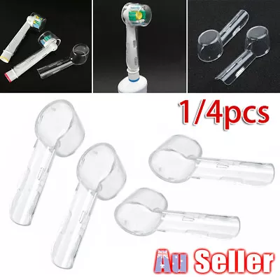 1/4X Travel Electric Toothbrush Head Protective Cover Case Cap For Oral B • $9.29