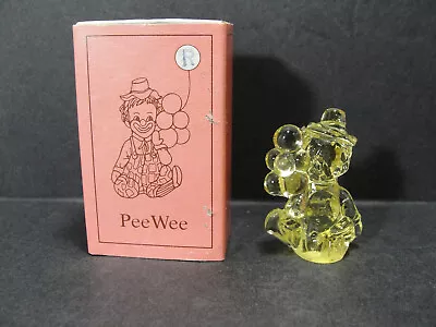 Vintage Mosser Glass Mini Pee Wee Clown Figure In Original Box “r” • $8