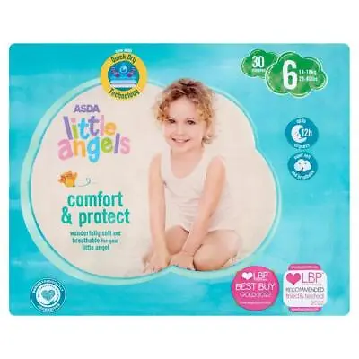 Little Angels Size 6 Nappies 30 Pack • £9.79