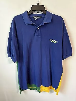 Vintage 1990’size Xl Men’s Nautica Scuba Collared Shirt With Scuba Flag. • $24.99