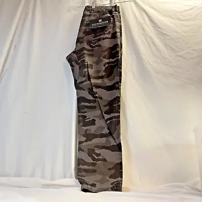 Men's Twill Drop Crotch Jogger Pants Size L Camo Jg804 • $29.95