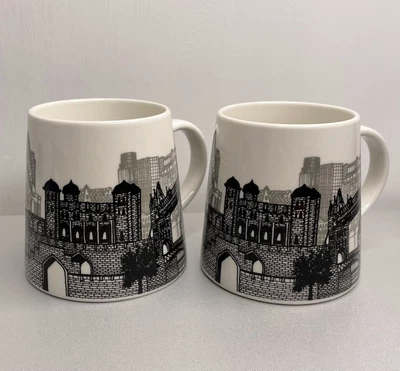 £8.50 • Buy Habitat Loft Living 2 X City Scape London Landmark Coffee Tea Mugs