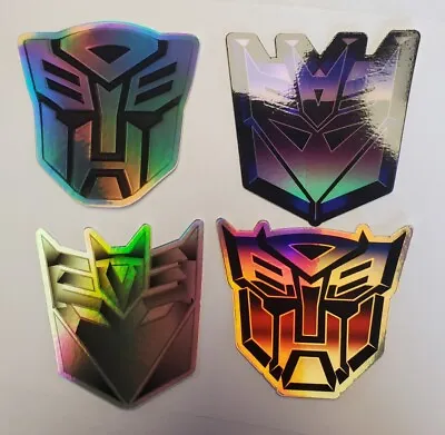 Transformers Autobots Decepticon STICKERS VARIETY PACK (4) WORLDWIDE 🌐 SHIPPING • $11.77