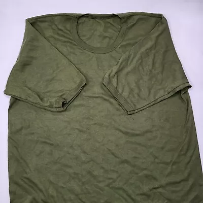 NWOT Military Mans PT Vest Olive Drab Green Short Sleeve Shirt 118cm XL • $9.95