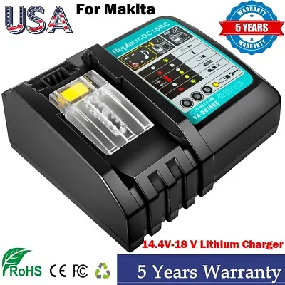 For Makita DC18RC 18V LXT Lithium‑Ion Rapid Optimum Battery Charger BL1830 1860 • $20