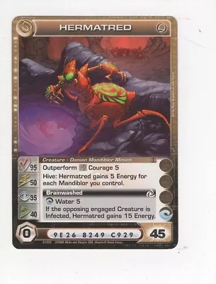 Chaotic Creature Card Danian Hermatred Min Energy • $1.25