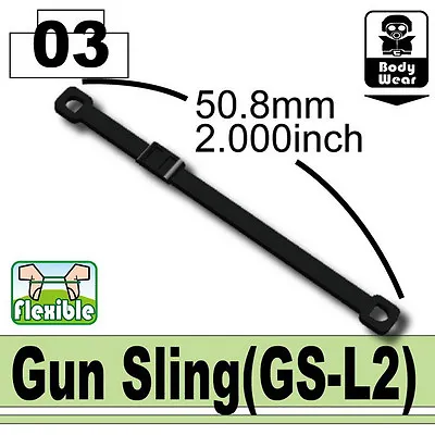 GS-L2 Army Custom Gun Sling Compatible With Toy Brick Minifigures SWAT • $1.67