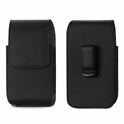 AGOZ Vertical Leather Swivel Belt Clip Case Pouch Holster Cover For LG Phones • $9.95