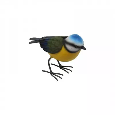 Blue Tit Bird Metal Hand Painted Detailed Garden Ornament Decor Bird Primus • £9.49