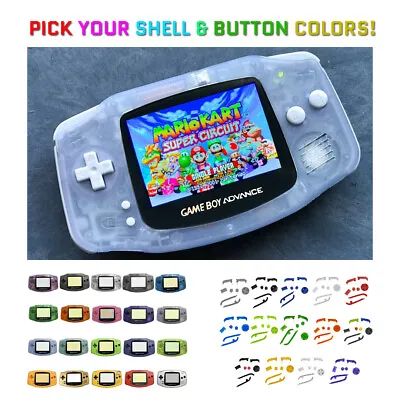 Nintendo Game Boy Advance GBA Backlight Backlit IPS LCD System PICK YOUR COLOR! • $199.95