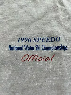 Vintage Speedo Single Stitch Master Craft Malibu Boats 1996 Water Ski Champions • $29.98