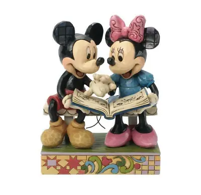 Disney Jim Shore Mickey Minnie Mouse Figurine Sharing Memories Collectible Love • $69.99