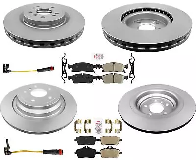 Coated Disc Brake Rotors Brake Pads Fits For 12-15 Mercedes ML350 4 Matic No AMG • $427