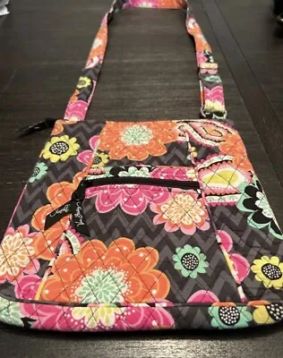 Vera Bradley Ziggy Zinnia Retired Pattern Cross Body Purse Bag Adjustable Strap • $9