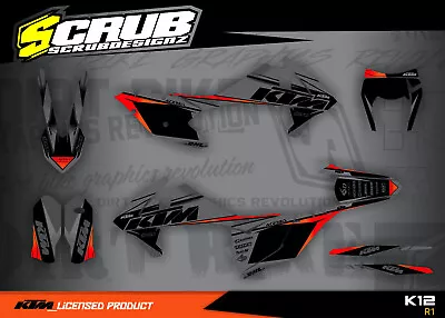 KTM Graphics EXC EXCf 125 150 250 300 350 450 500 - 2017 2018 2019 Decals • $263.89