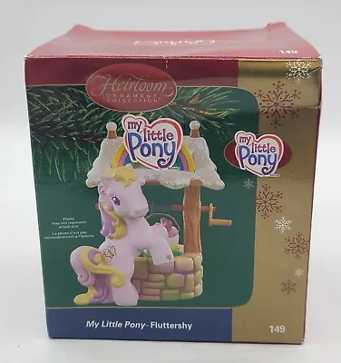 My Little Pony Carlton Cards Heirloom Christmas Ornament Fluttershy #149 2006 • $13.95