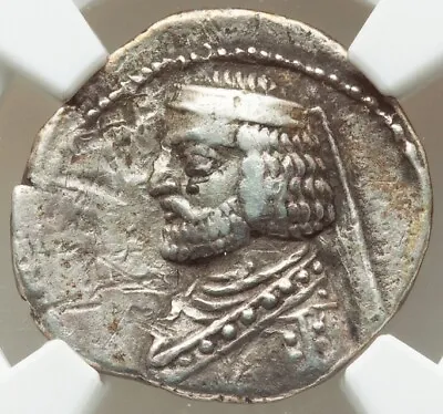 NGC Phraates III 70-57 BC PARTHIAN PERSIAN KINGDOM EMPIRE AR Drachm Silver COIN • $349.99