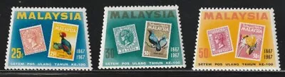 Malaysia   1967   Sc # 48-50   MNH   OG • $3.25