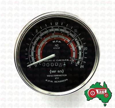 Tractor Rev Counter Clock Tacho Gauge MPH Fits For Massey Ferguson 65 • $89.99