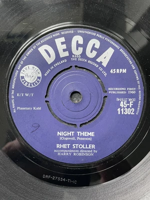 £4.99 • Buy Rhet Stoller Night Theme UK 7” PS 45