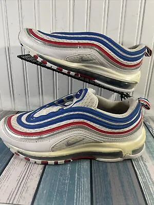 Nike Mens Air Max 97 921826-404 White Casual Shoes Sneakers Size 8.5 NO LACES • $36.27