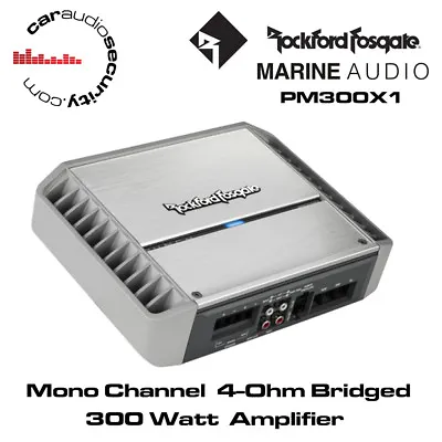 Rockford Fosgate Punch PM300X1 - Full-Range Mono Marine Amplifier 300 Watts  • £399.99