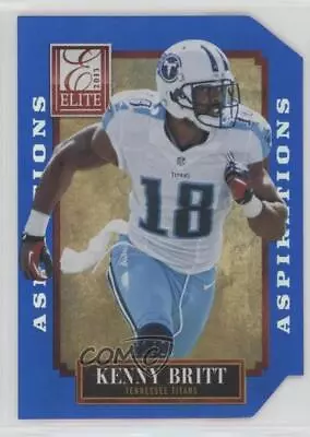 2013 Panini Elite Aspirations Die-Cut /82 Kenny Britt #96 • $2.55