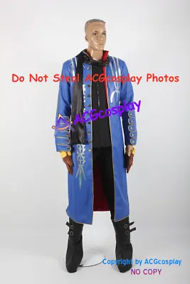 Devil May Cry 3 Cosplay Vergil Cosplay Costume Faux Leather Include Boots Covers • $155.99