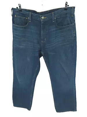 Mustang Jeans Mens Size 38 X 30 Blue Denim Straight Leg Dark Wash Cotton • $12.74